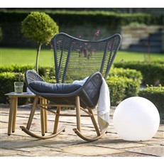 45cm Rechargeable LED White Outdoor Ball Floor Lamp