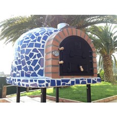Mosaic Effect Outdoor Wood Fired Pizza Oven