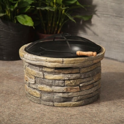 Log Fire Pits