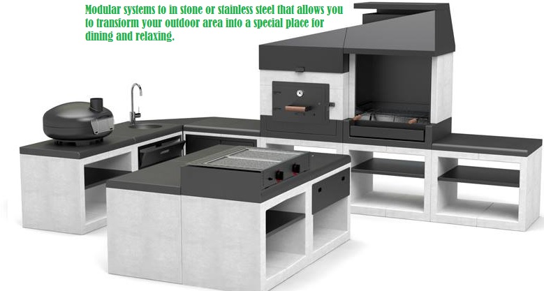 Stone Outdoor Kitchens