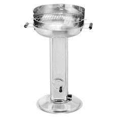 Hartford Stainless Steel Pedestal BBQ Grill