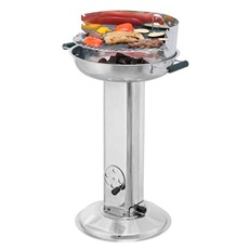 Hartford Stainless Steel Pedestal BBQ Grill