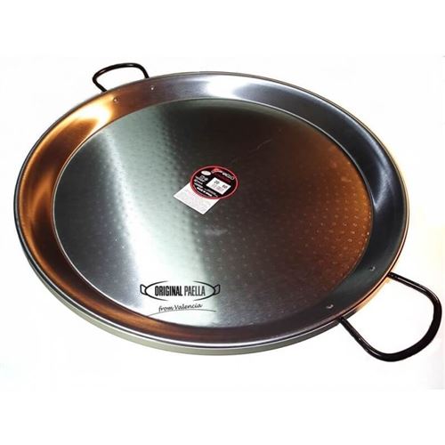 Polished Steel Paella Pan