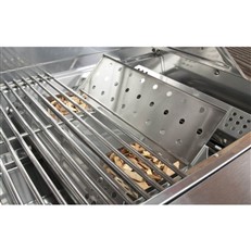 Stainless Steel V-shaped Smoke Box with Water Reservoir