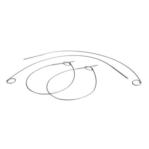 Flexible Wire BBQ Skewers 76cm Set of 4