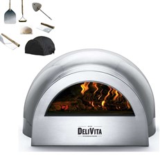DeliVita Portable Outdoor Wood Fired Pizza Oven