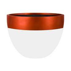 Satu Bumi Designer Range White Egg Plant Pot