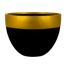 Satu Bumi Designer Range Black Egg Plant Pot