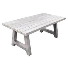Foremost Natural White Timber Effect Dining Table