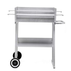 Pasadena Trolley Mounted Charcoal BBQ Grill Tepro 