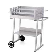 Pasadena Trolley Mounted Charcoal BBQ Grill Tepro 