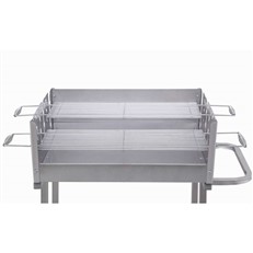 Pasadena Trolley Mounted Charcoal BBQ Grill Tepro 