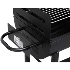 Large Detroit Barrel BBQ Grill with Trolley