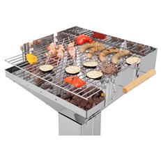 Vista Stainless Steel Pedestal BBQ Grill