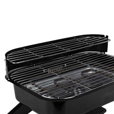 2000W Electric or Charcoal Hybrid BBQ Grill