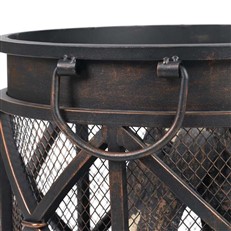 Gracewood Outdoor Wood Burning Fire Pit Basket