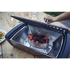 Premium Aurora Mirror Smokeless Charcoal BBQ Grill