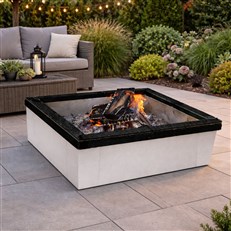 Garden Fire Pit Seating Area