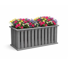  Double Garden Planter in Grey