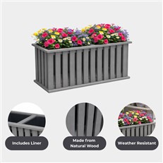 Double Planter Features