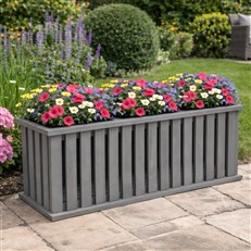 Triple planter in Garden