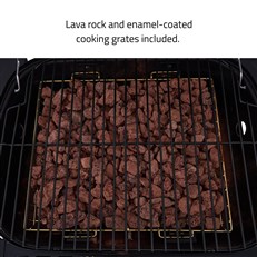 Lava rock included