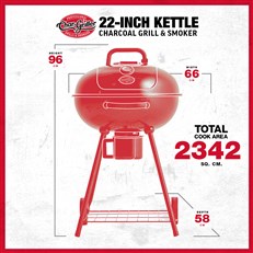  Char-Griller® dimensions