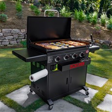 Four-burner gas griddle