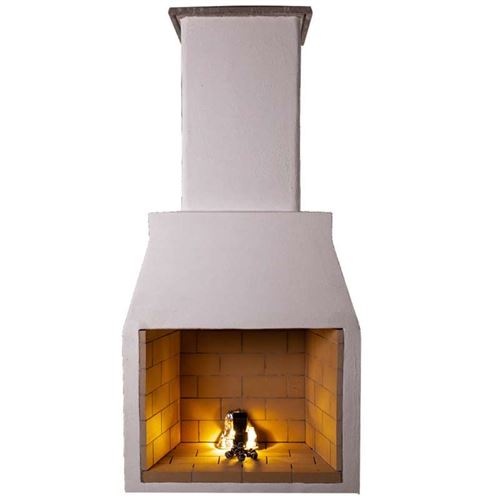 Extra Large Wood Fired Garden Fireplace