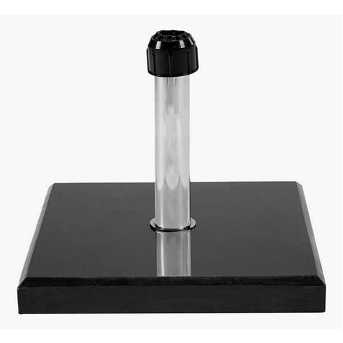 Rome 30kg Polished Black Granite Base for Centre Pole Parasols