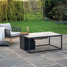 CosiLoft 120 Rectangular Lounge Table Fire Pit