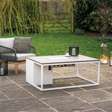 CosiLoft 120 Rectangular Lounge Table Fire Pit