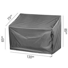 Protective AeroCover for Garden Benches with a High Back