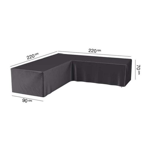 Protective AeroCover for L-Shape Low Back Corner Garden Lounge Sets