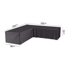 Protective AeroCover for L-Shape Low Back Corner Garden Lounge Sets