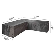 Protective AeroCover for L-Shape Low Back Corner Garden Lounge Sets