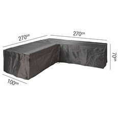 Protective AeroCover for L-Shape Low Back Corner Garden Lounge Sets