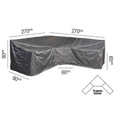 Protective AeroCover for Corner Garden Lounge Sets with a Large or Trapezium Corner 