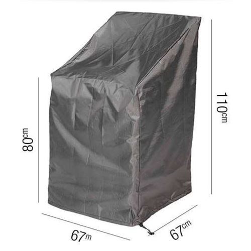 Protective AeroCover for Stacked Garden Chairs