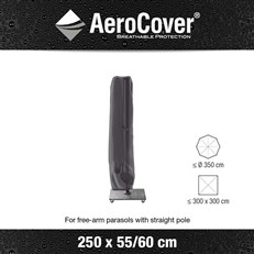 Protective AeroCover for Free Arm Cantilever Garden Parasol