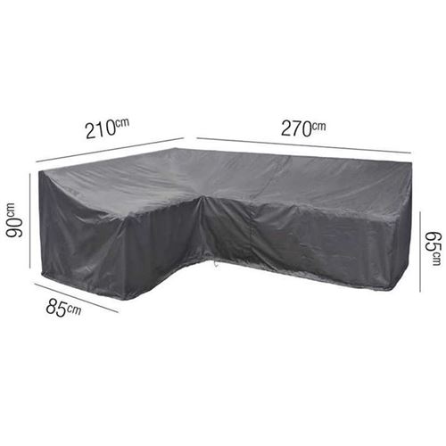 Protective AeroCover for Long Right Hand L-Shape High Back Corner Garden Lounge Sets 