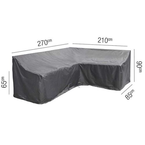 Protective AeroCover for Long Left Hand L-Shape High Back Corner Garden Lounge Sets