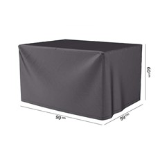 Protective AeroCover for Square Fire Tables