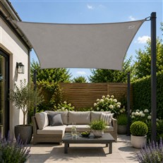 Example of the Nesling square shade sail