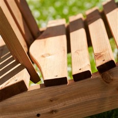 Single Adirondack Relax Wooden Garden Chair