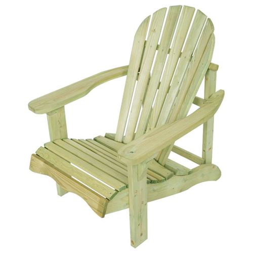 Single Adirondack Relax Wooden Garden Chair