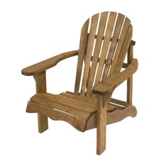 Single Adirondack Relax Wooden Garden Chair