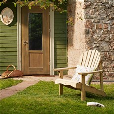 Single Adirondack Relax Wooden Garden Chair