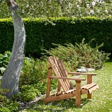 Single Adirondack Relax Wooden Garden Chair