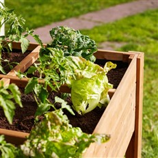 Gardener’s Sectional Raised Planter With Shelf